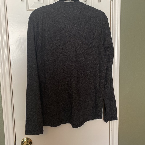 Lucky Brand - dark gray heathered mens shirt - size M - Picture 5 of 5
